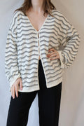 Odna Long Sleeve | Cream Wave