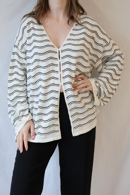 Odna Long Sleeve | Cream Wave