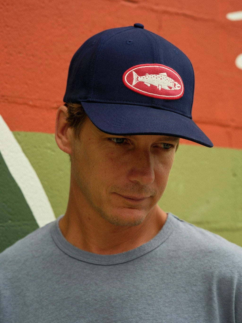 Fish Bilt Patch Hat: Navy / OS