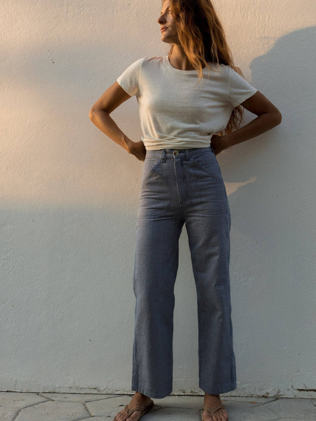 Painter Pants: Railroad Stripe