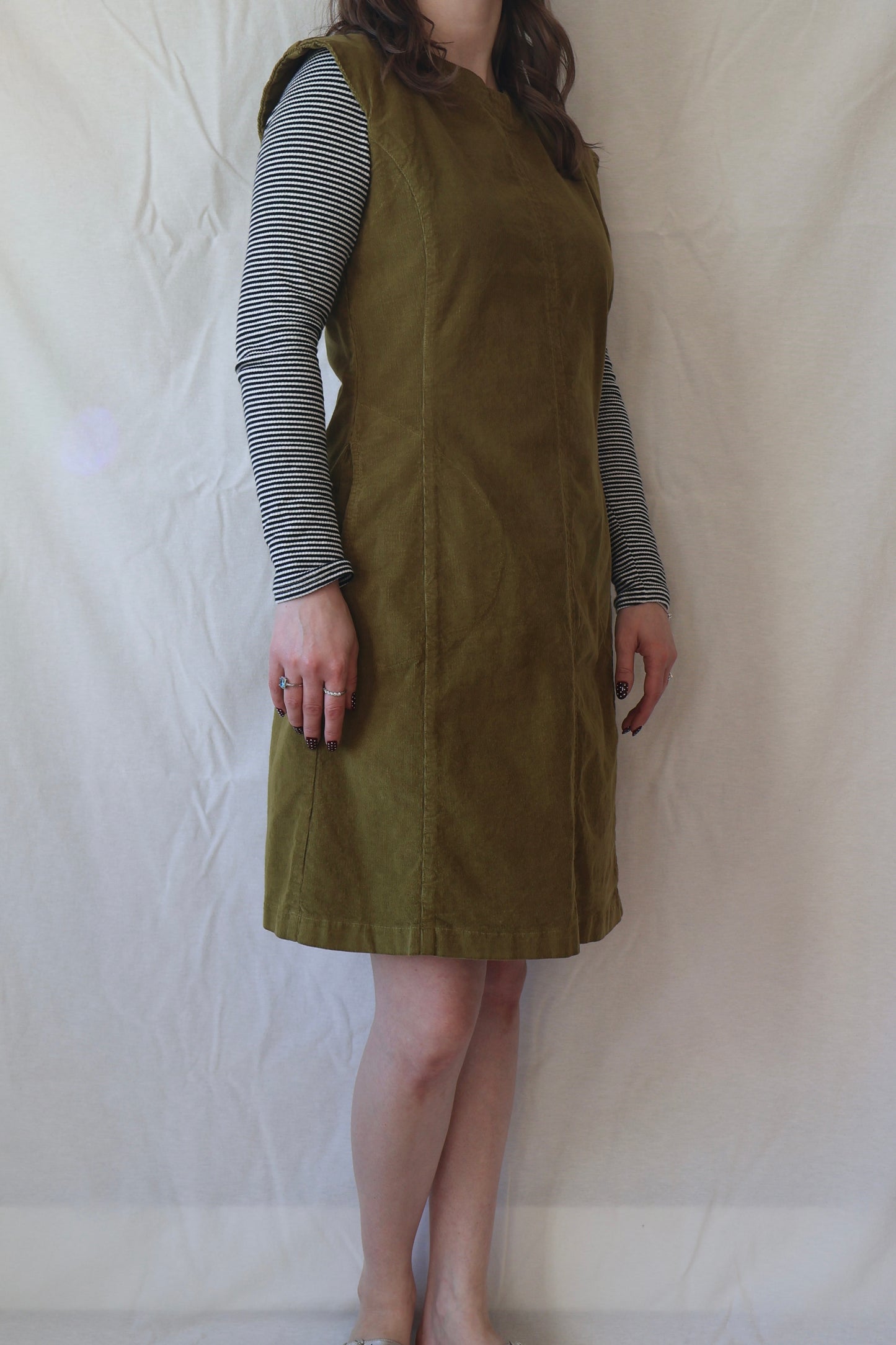 Feel Form Corduroy Dress | Herb