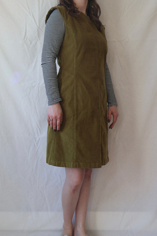 Feel Form Corduroy Dress | Herb