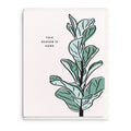Hard Season - Letterpress Sympathy Greeting Card