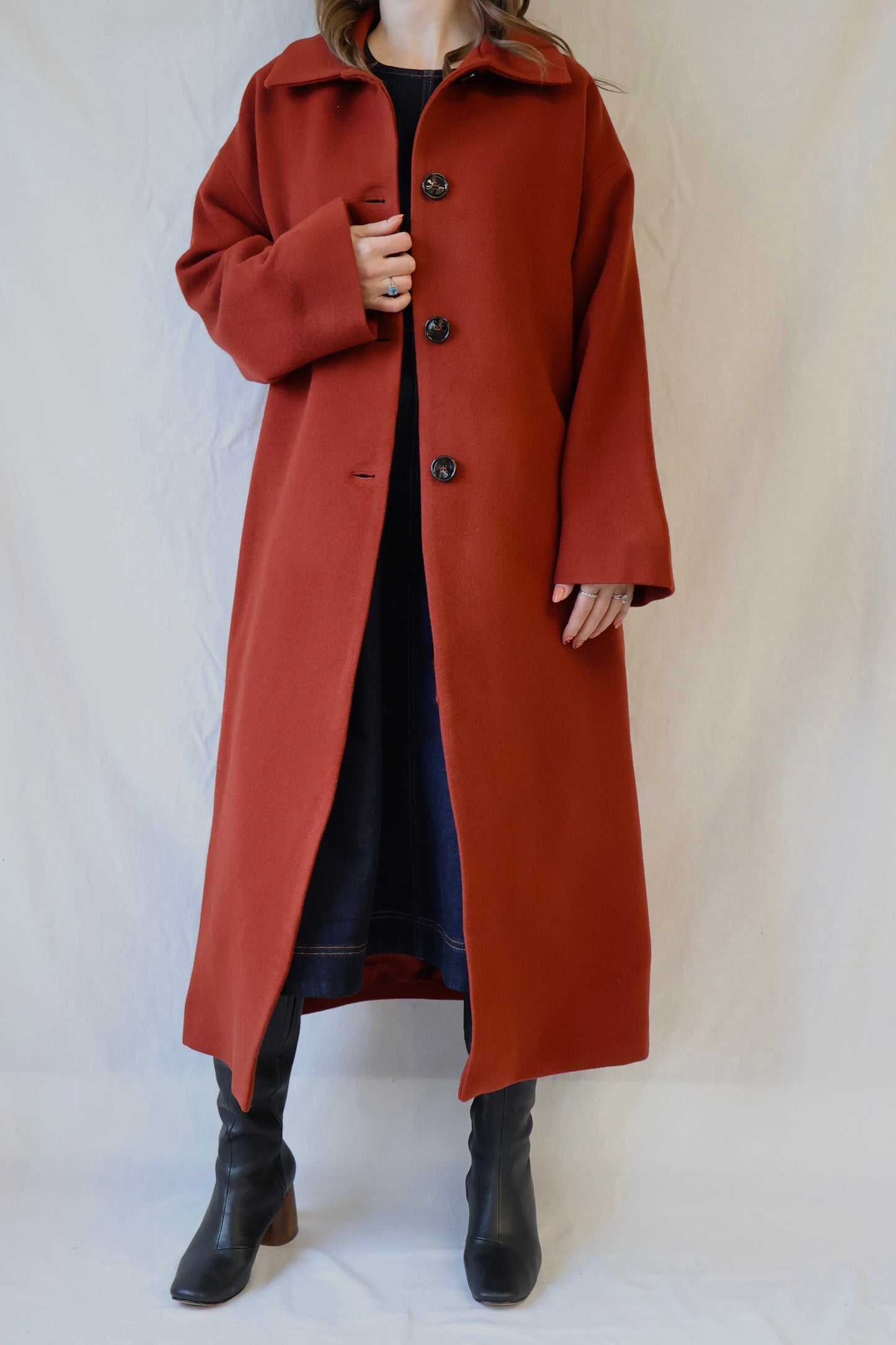 Aline Coat | Rust