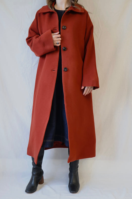 Aline Coat | Rust