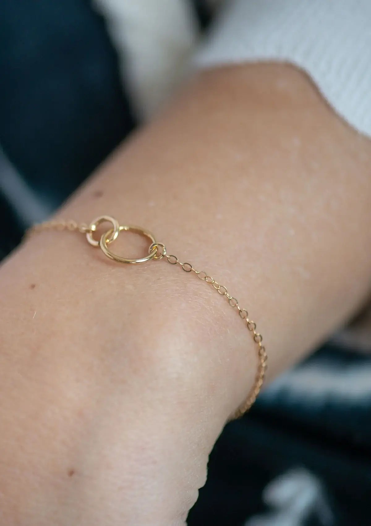 Tiny Links Bracelet | 14kt Gold Fill + Sterling Silver: 14kt Gold Fill | Hello Adorn