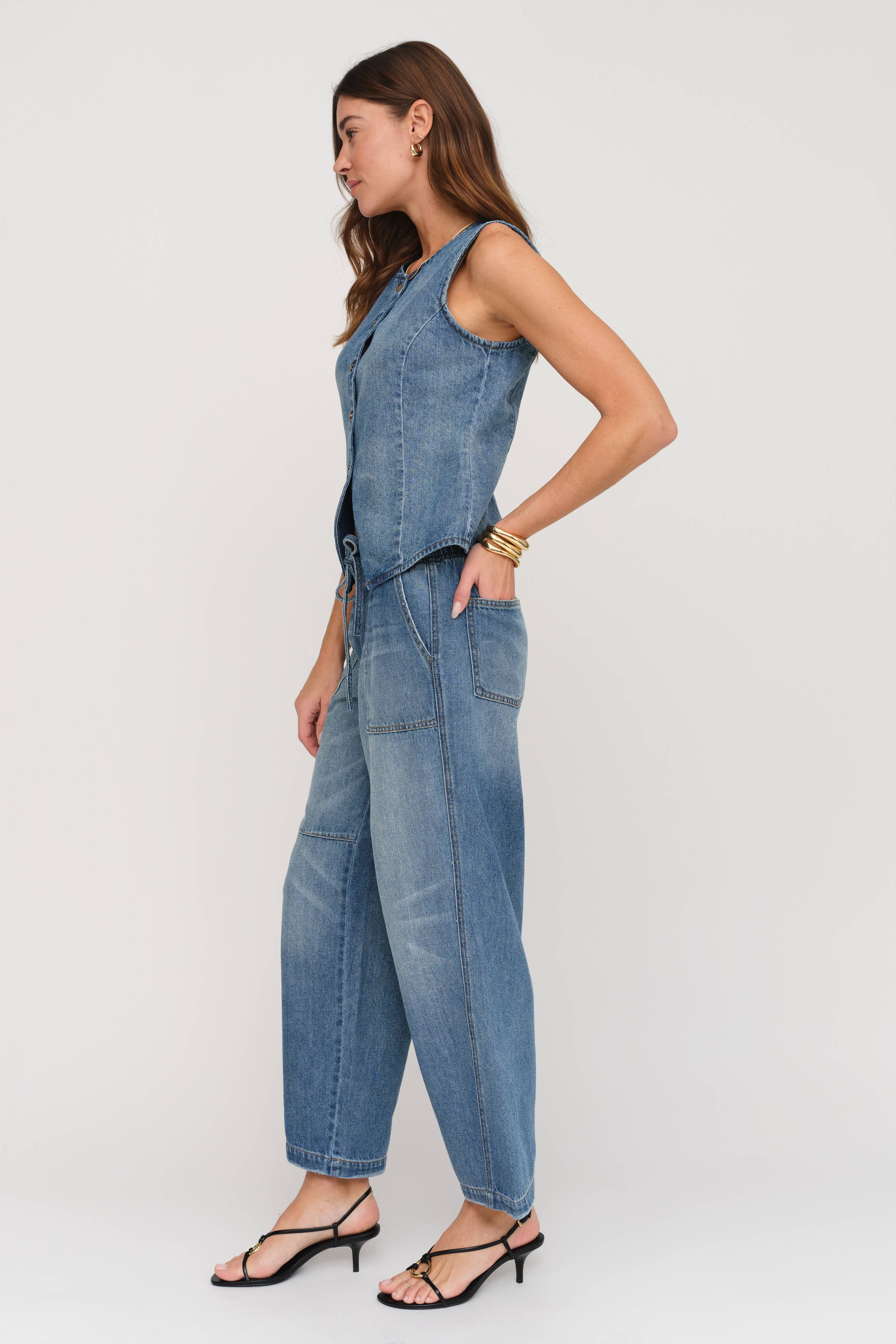 Willow High Rise Barrel Jean, Classic Vintage