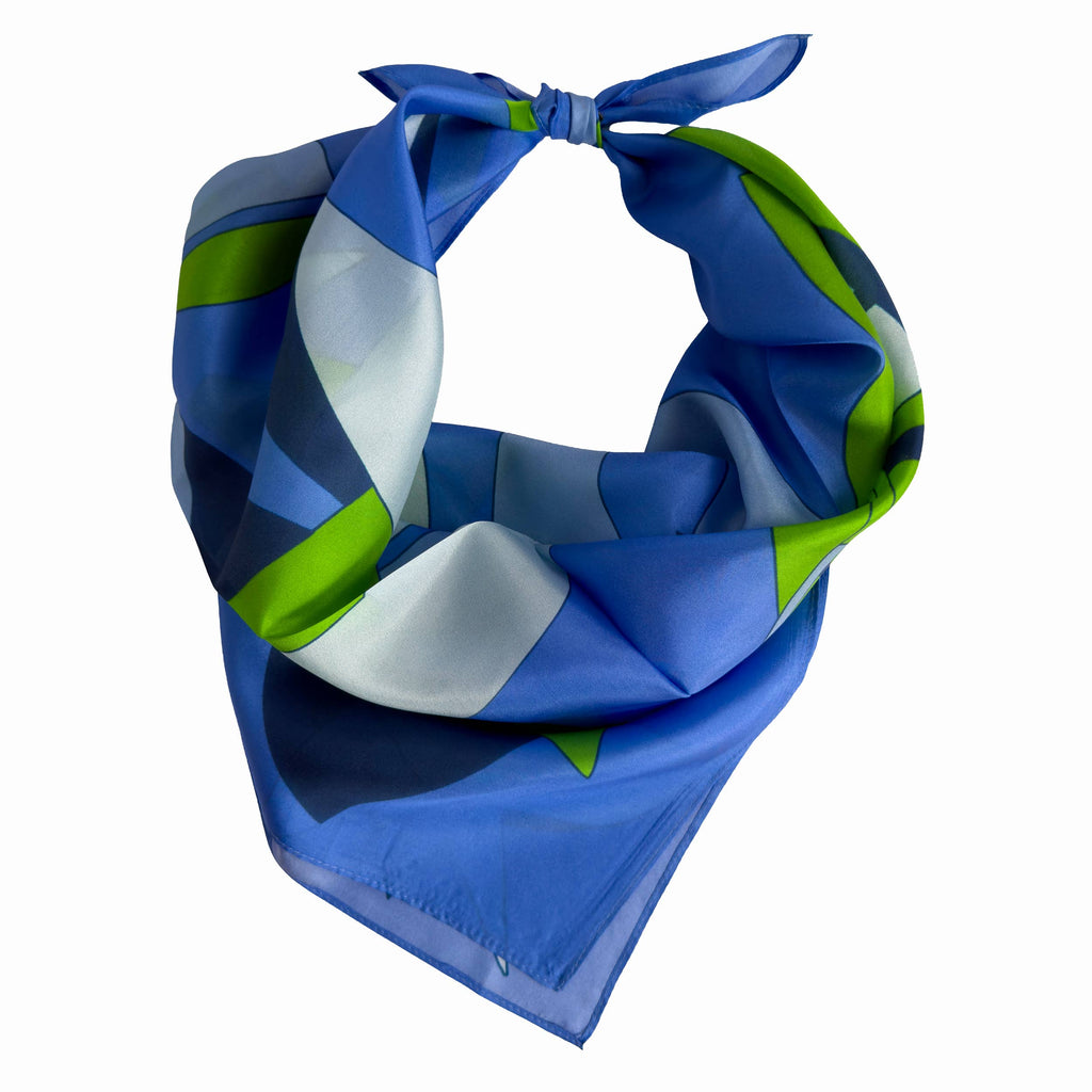 Ride On Scarf | 100% Silk Bandana |