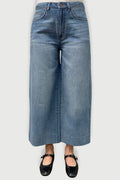 Dakota High Rise Super Wide Crop | Classic Light Vintage