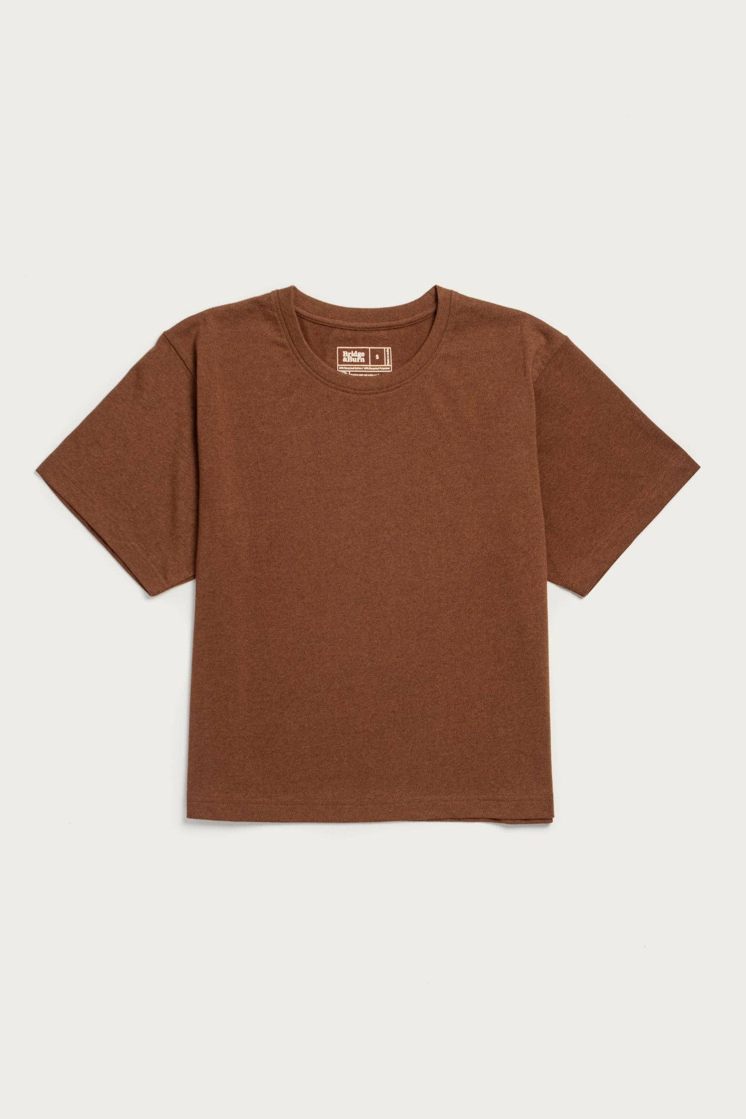 Recycled Boxy Tee / Bronze: Bronze