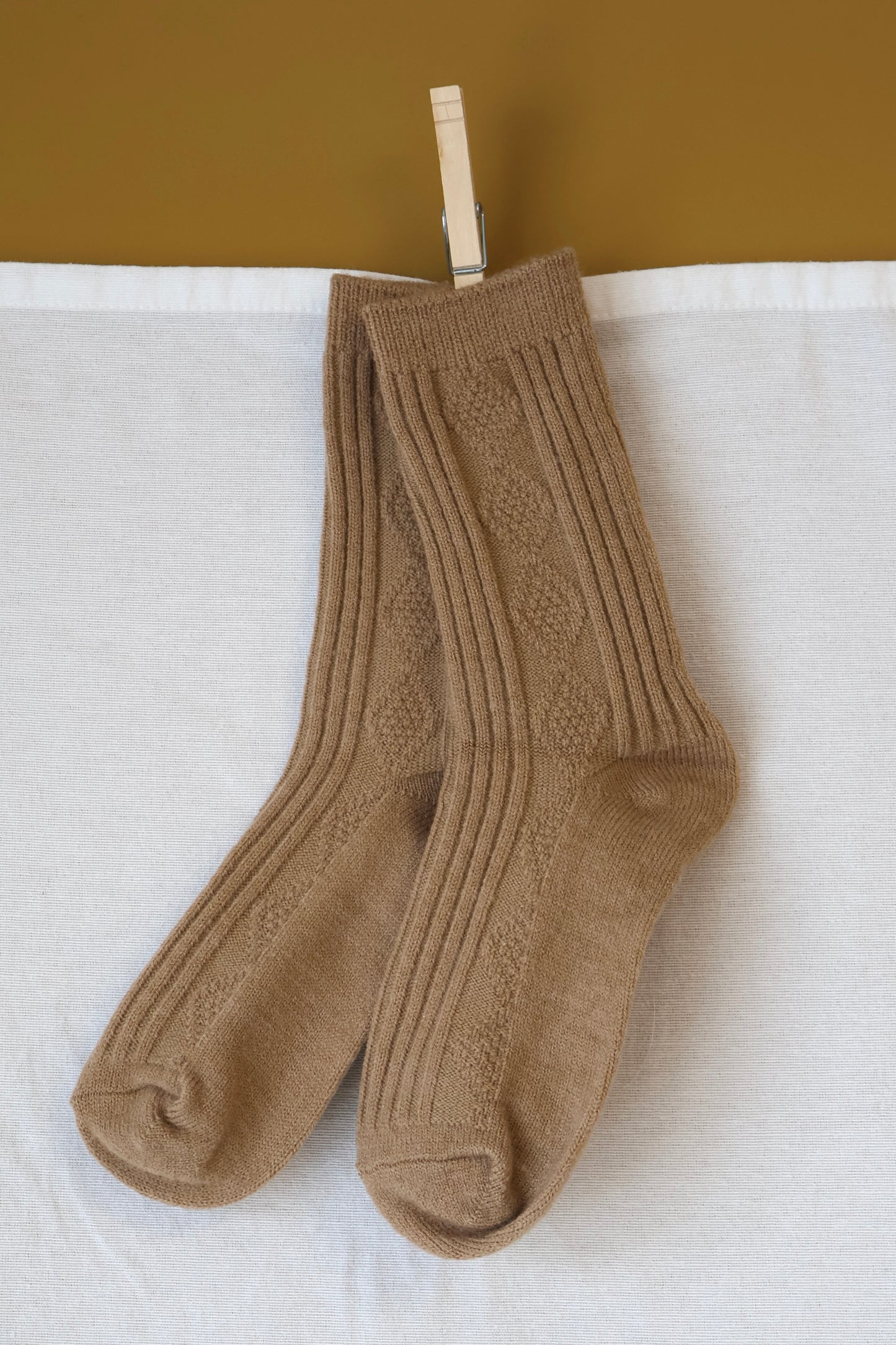 Cashmere Blend Crew Socks