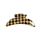 Slim Hair Claw Clip | Faded Checker