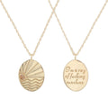 Ray of Sunshine Charm Necklace: 18K Gold Vermeil