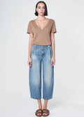 Adeline Cropped Barrel Jean- Fargo: Fargo