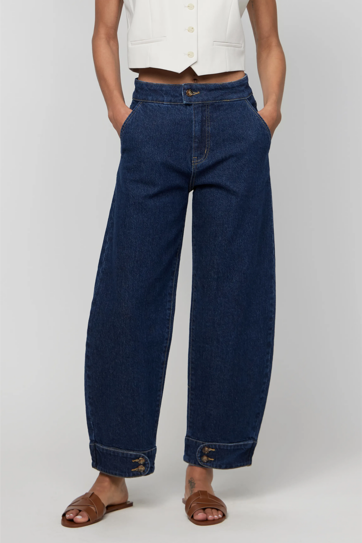 Jasper Balloon Leg | Vintage Indigo
