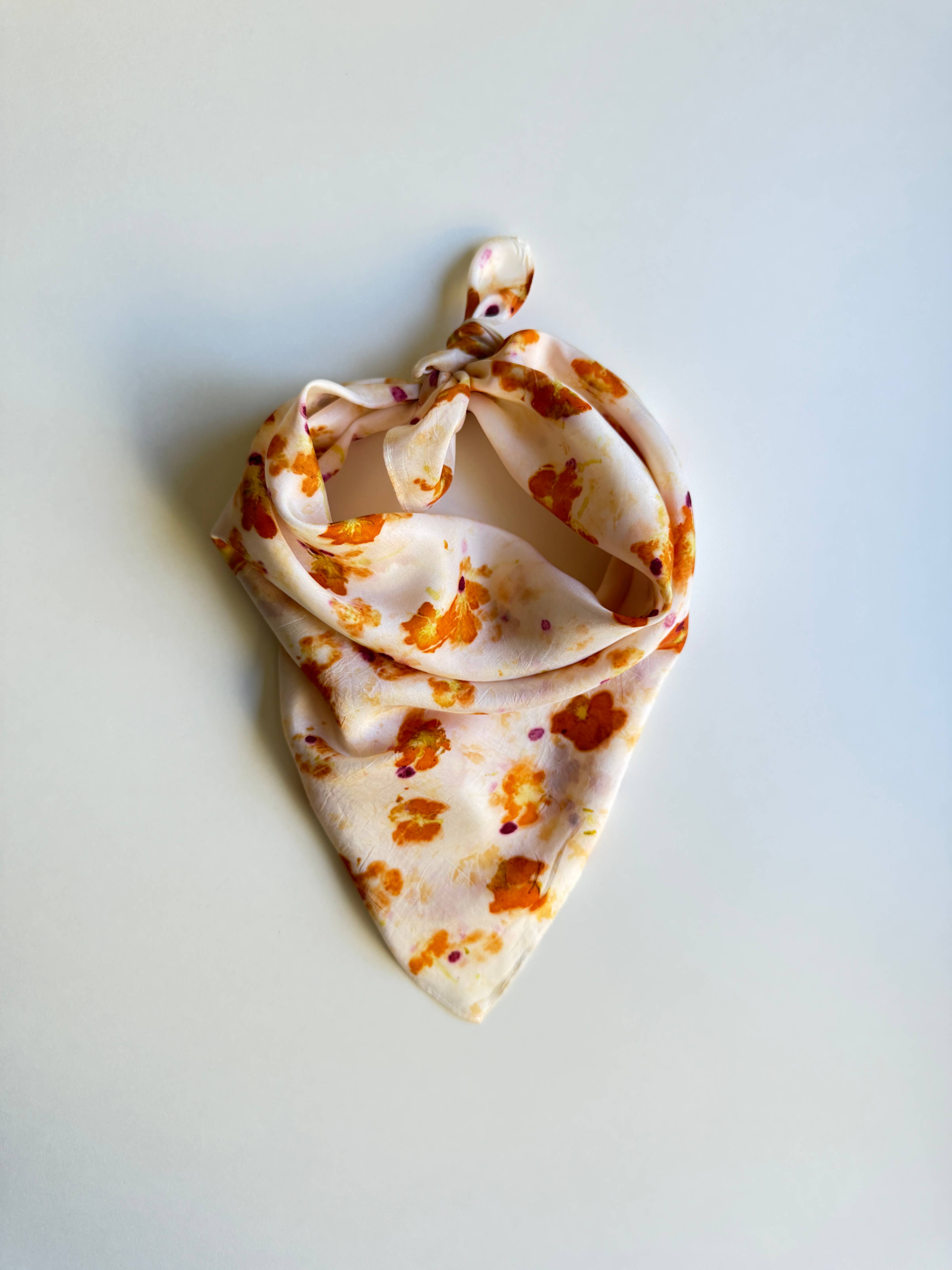 Naturally Dyed Silk Scarf - Cosmo Confetti