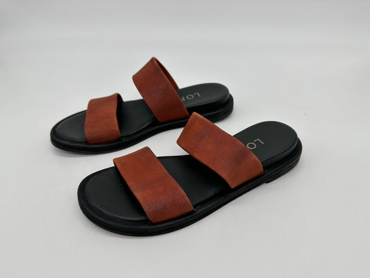 Double Strap Sandal | Rust