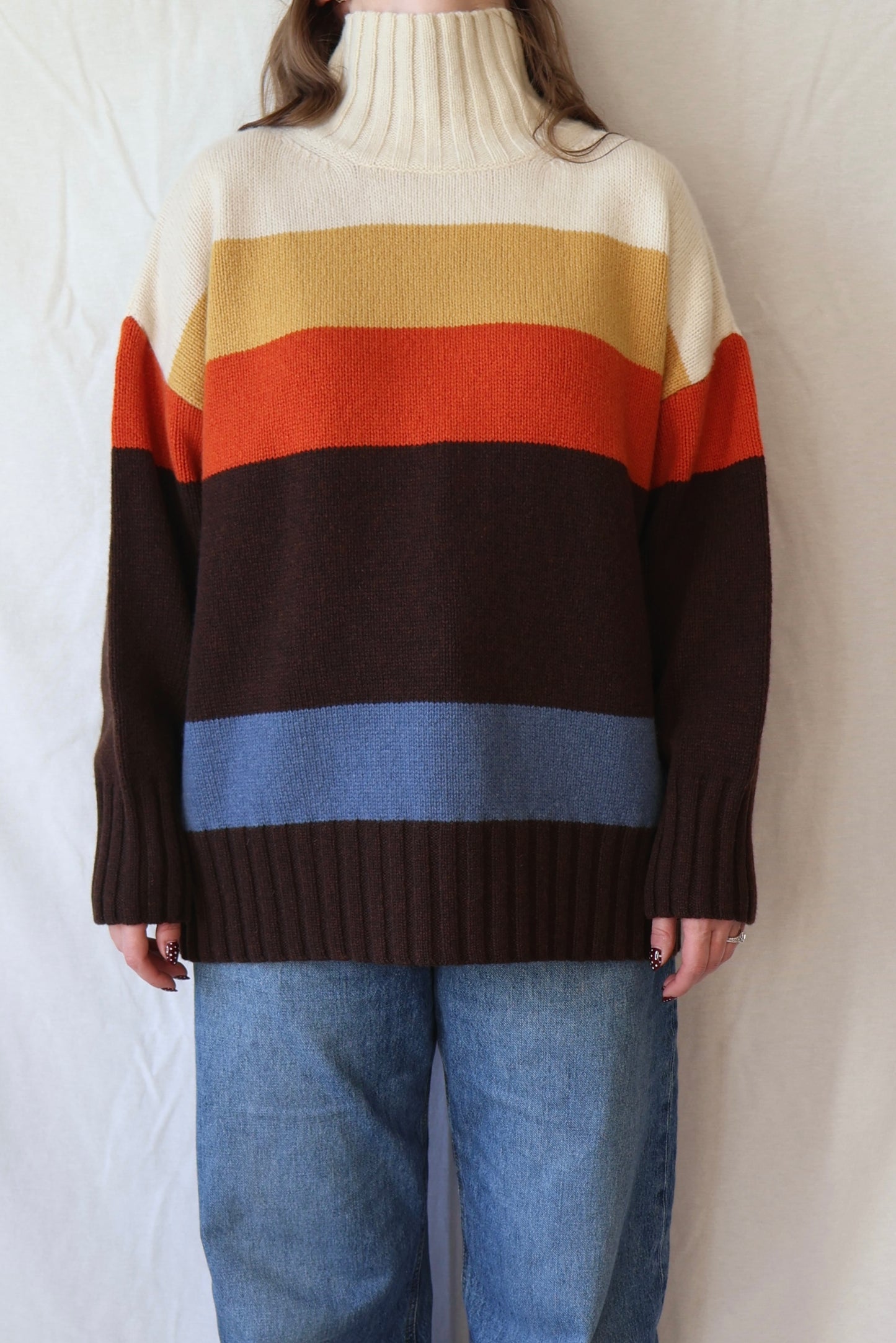 Imogen Striped Turtleneck | Multi