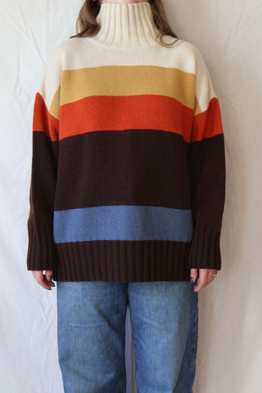 Imogen Striped Turtleneck | Multi