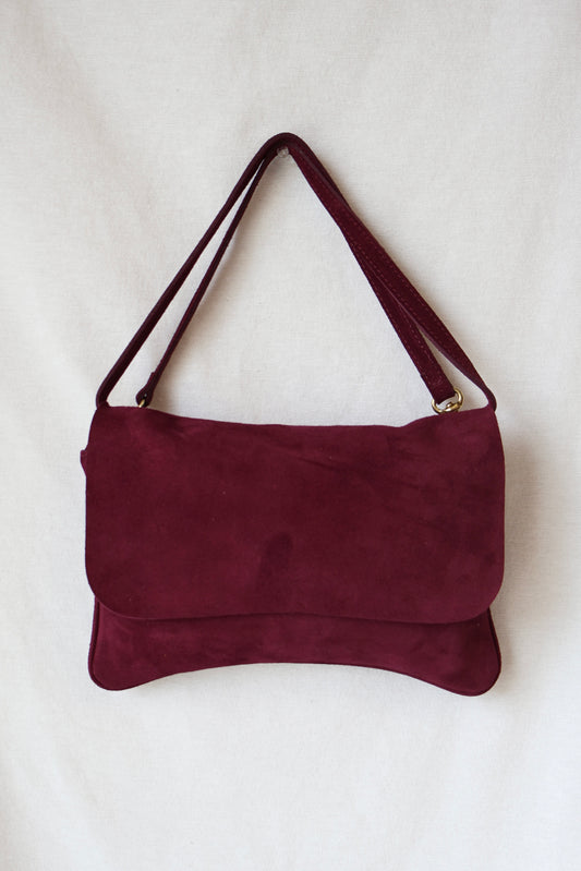 Cecilia Crossbody Clutch | Mulberry Suede