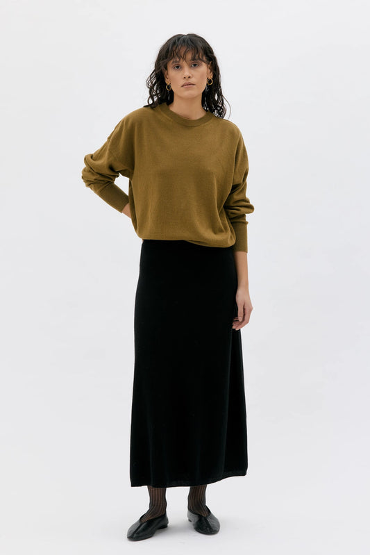 Ior Cashmere Blend Sweater | Olive