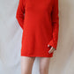 Paloma Reversible Mini Dress  | Cherry Red