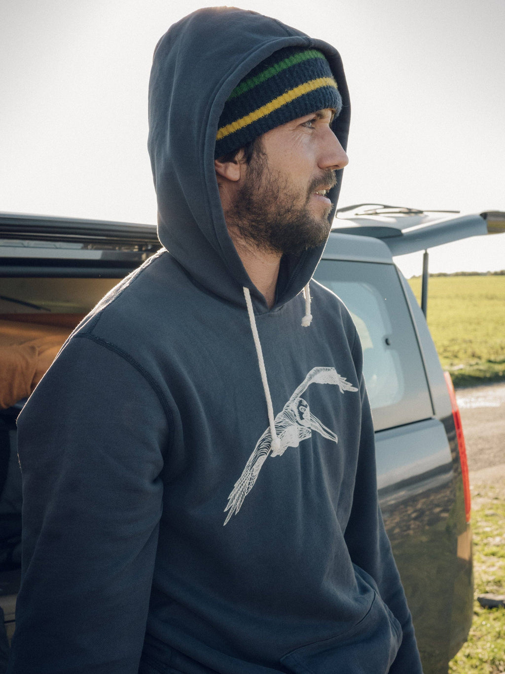 Pelican Pullover: Faded Navy