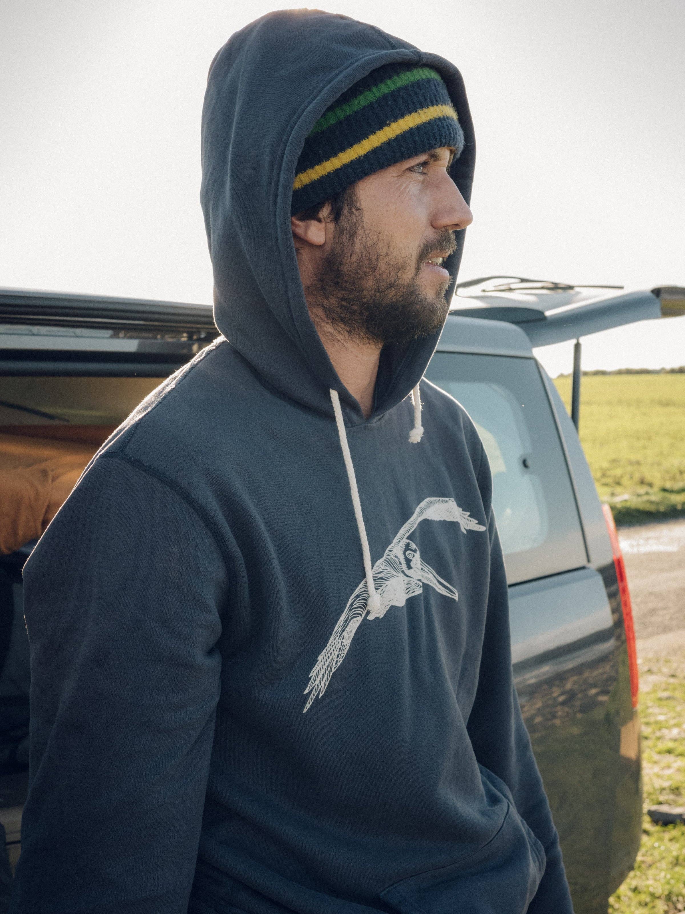 Pelican Pullover: Faded Navy