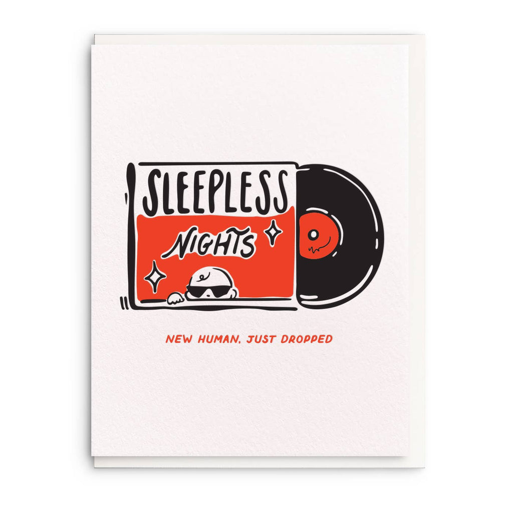 New Human, Letterpress Baby Greeting Card