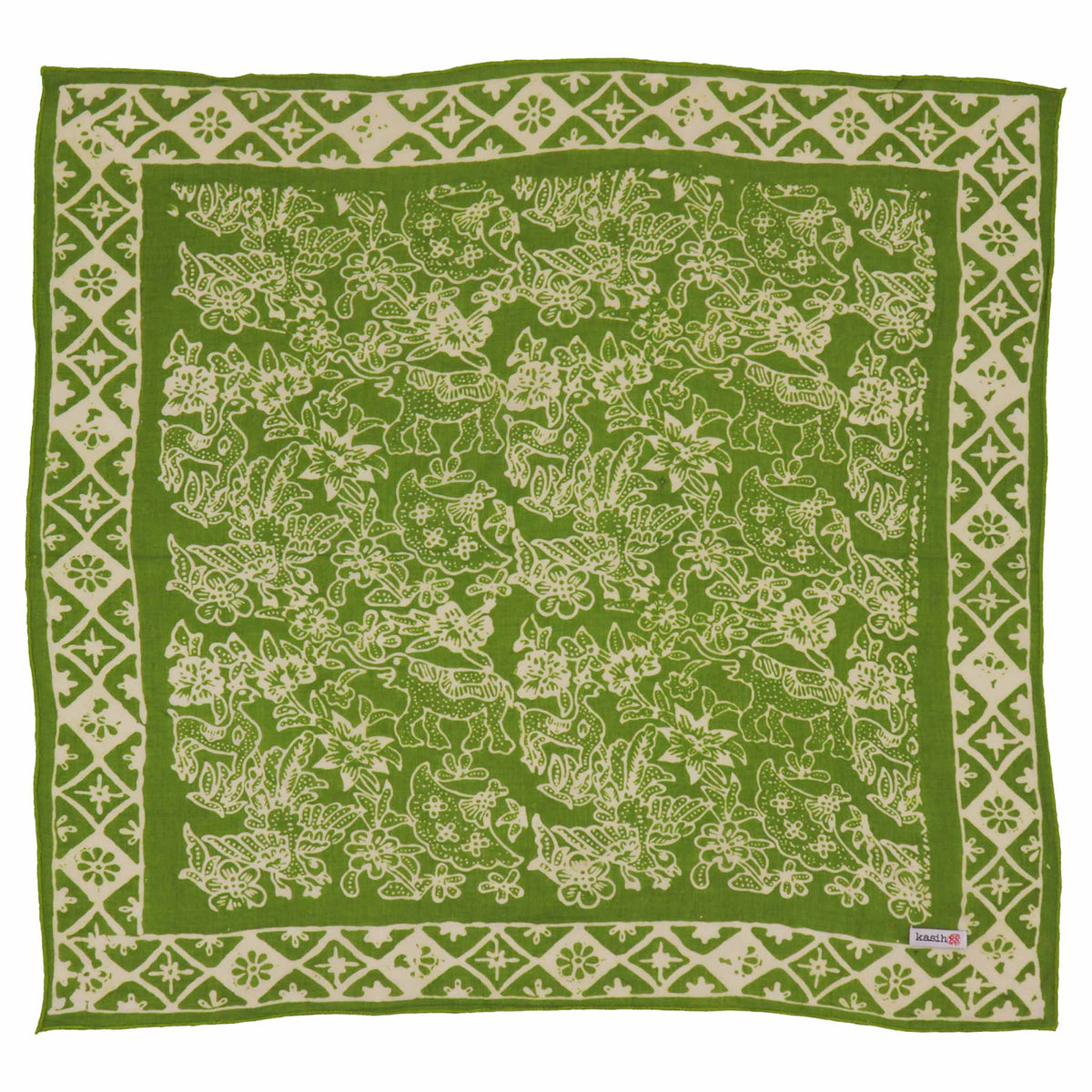 Hand Dyed Batik | Green Serenity
