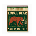 Lodge Bear Safety Matches / Camp Critters Series