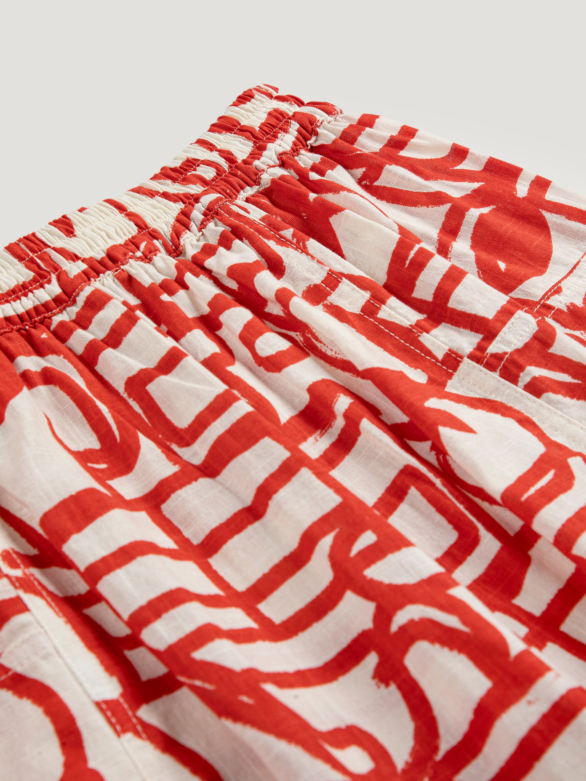Cookery Cotton Pants | Red