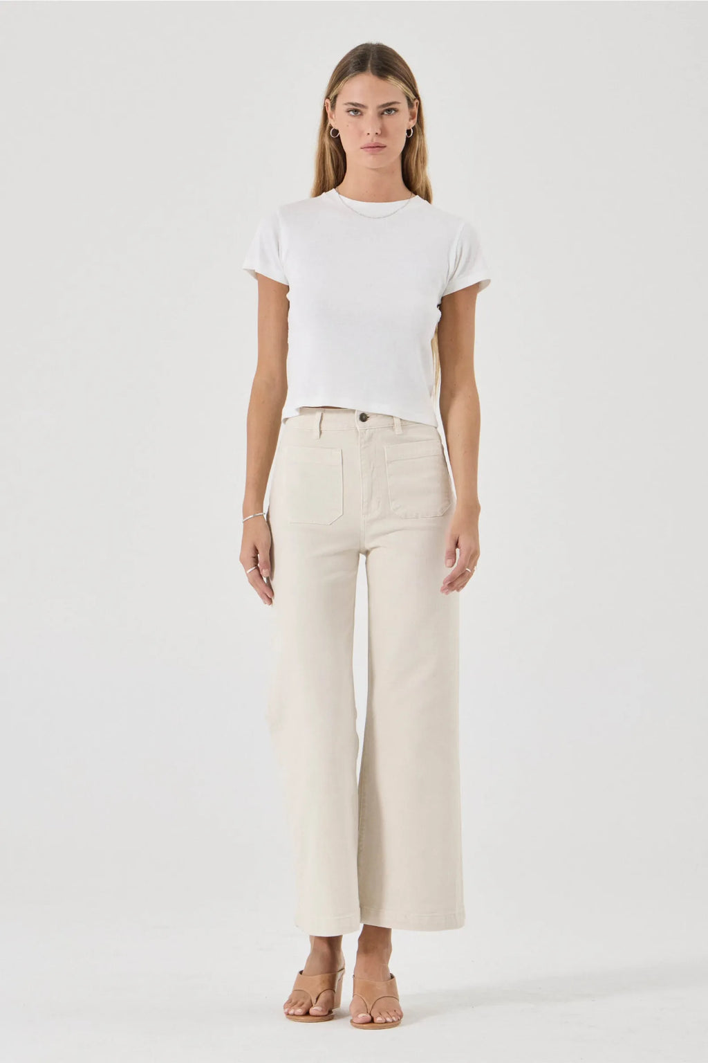 Sailor High-Rise Wide Leg Jeans | Off White