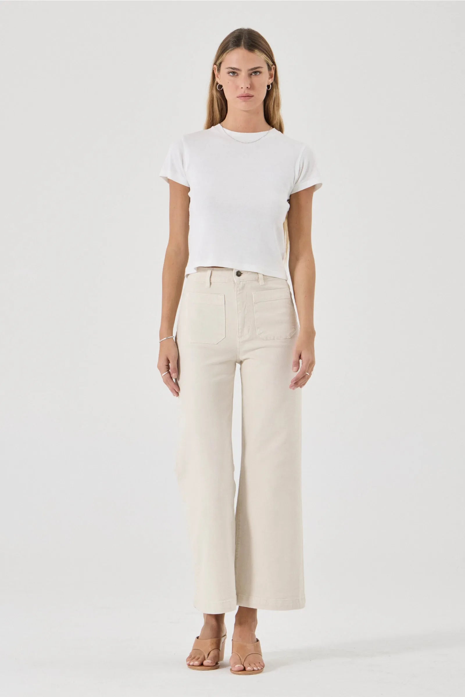 Sailor High-Rise Wide Leg Jeans | Off White