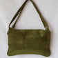 Cecilia Crossbody Clutch | Avocado Suede