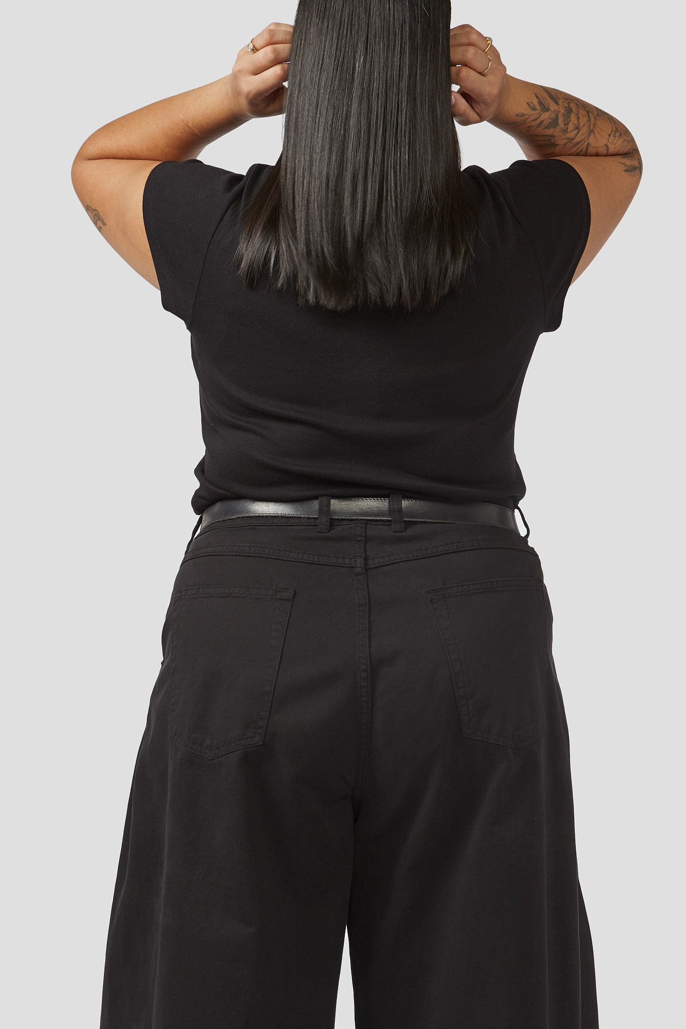 Fortune Wide Leg Trousers | Black