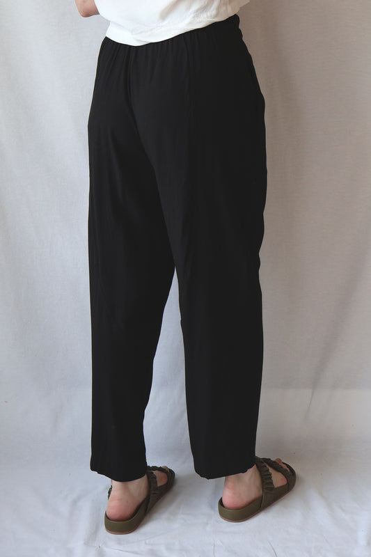 Elastic Barrel Pant | Black