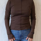 Emmy Long Sleeve Top | Chocolate