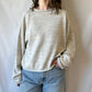 Rolled Sweater | Heather Grey