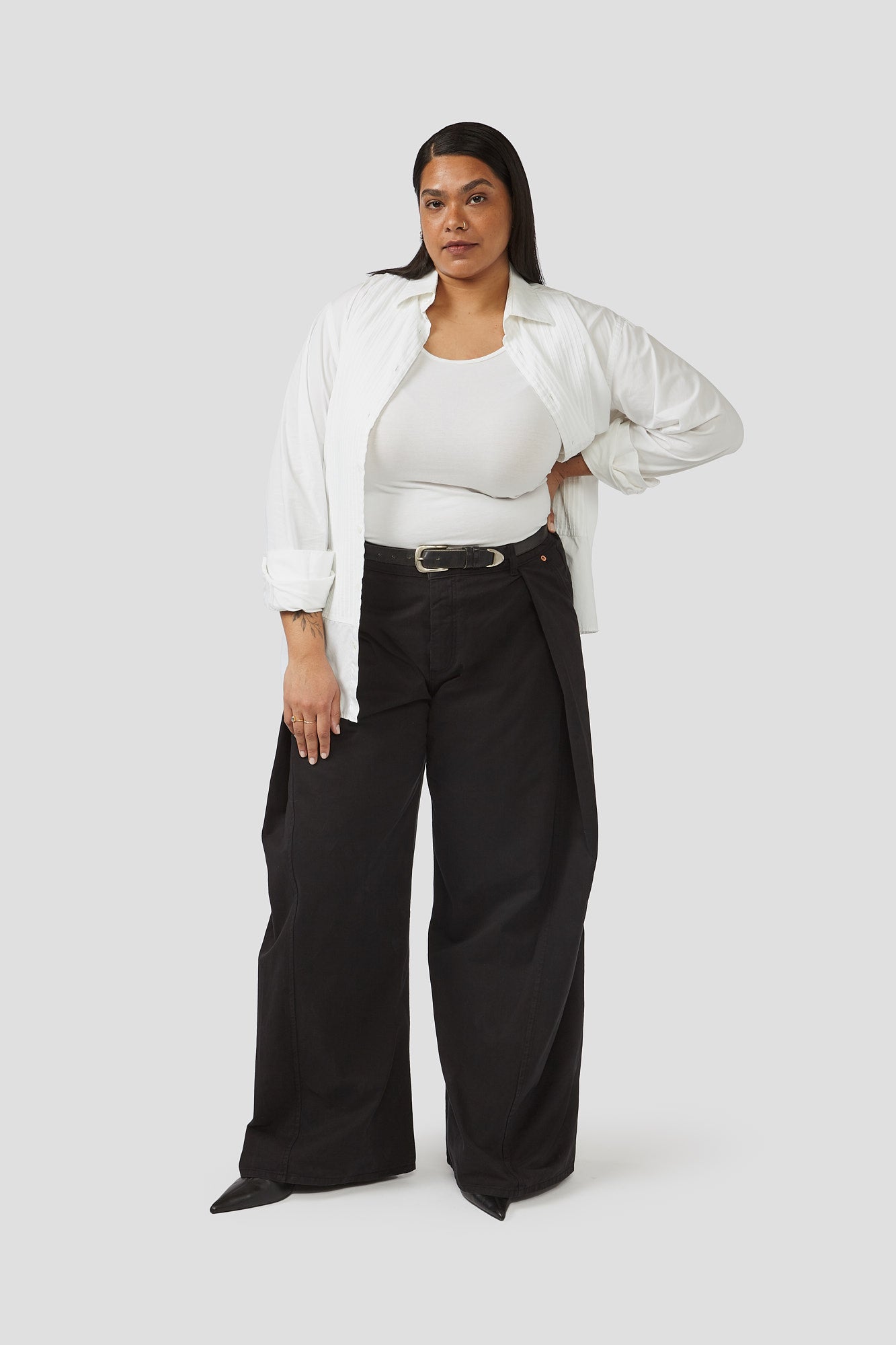 Fortune Wide Leg Trousers | Black