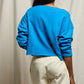 Briana Boat Neck Sweatshirt | Cobalt