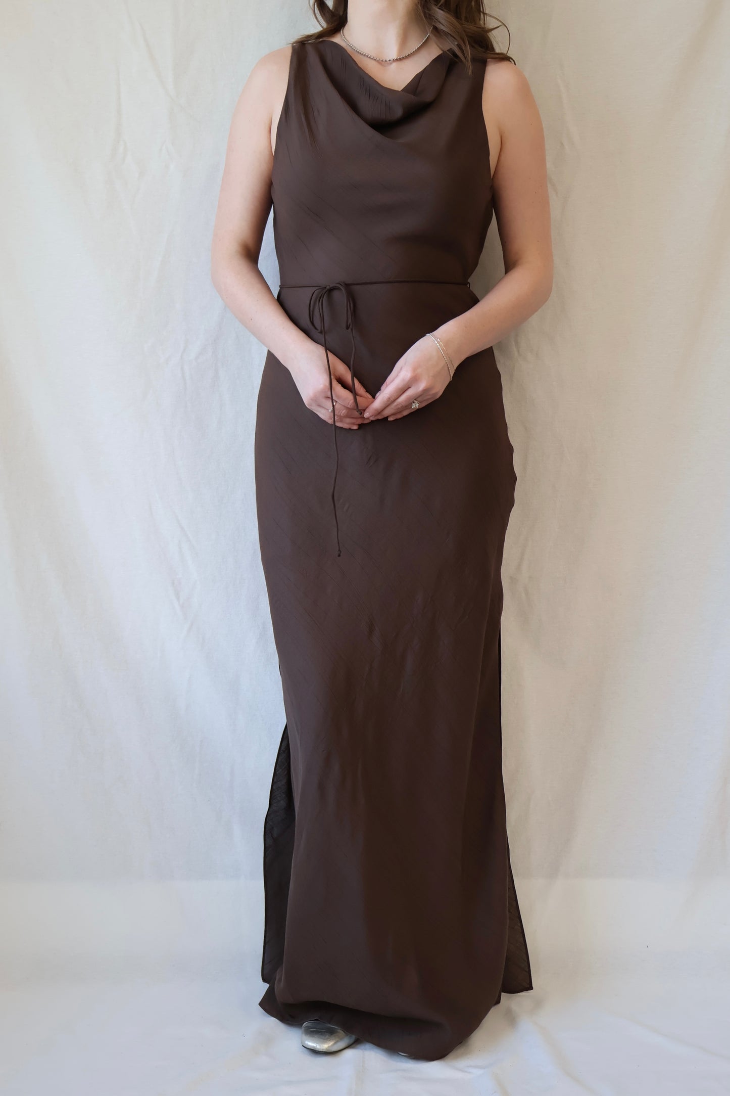 Serine Maxi Dress | Chocolate