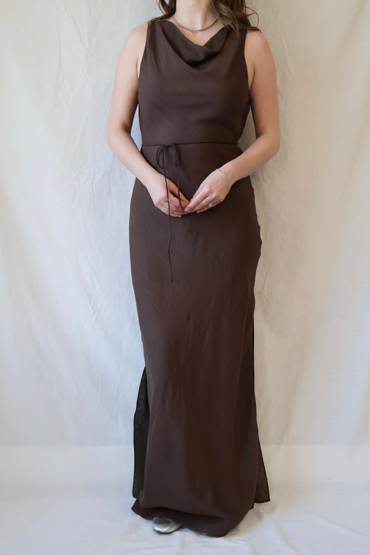 Serine Maxi Dress | Chocolate