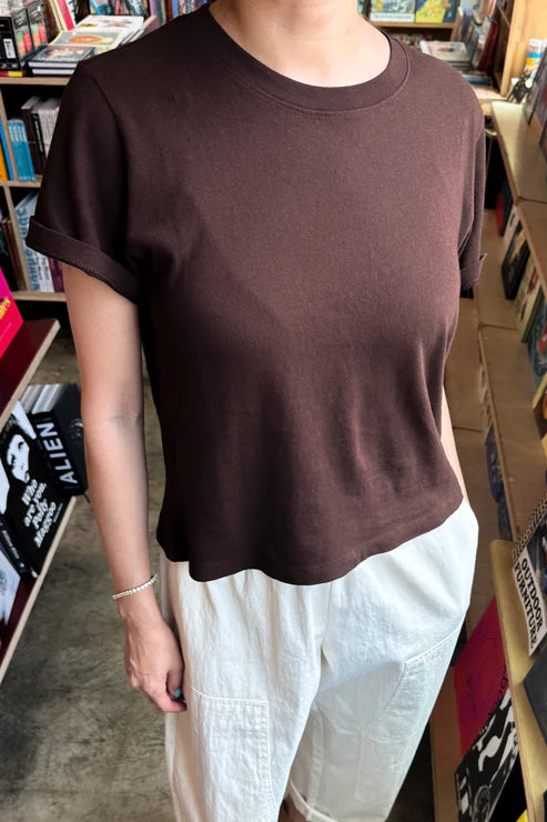 Airy Darling Tee | Dark Cacao | (Low Gauge Light Weight Jersey)