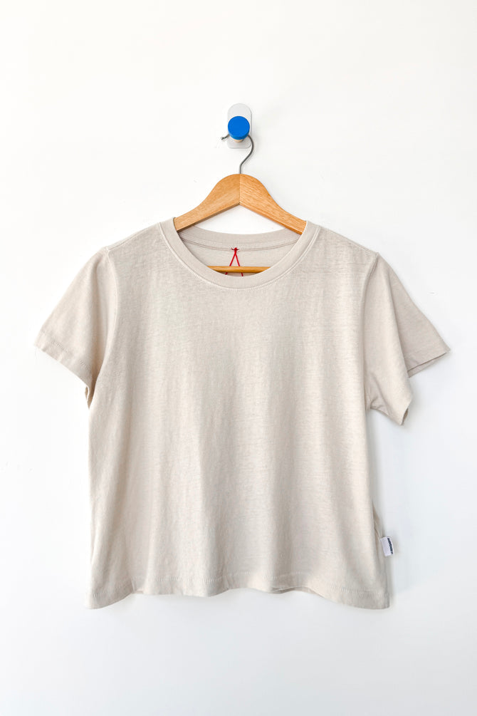 Airy Darling Tee (Low Gauge Light Weight Jersey) | Rice