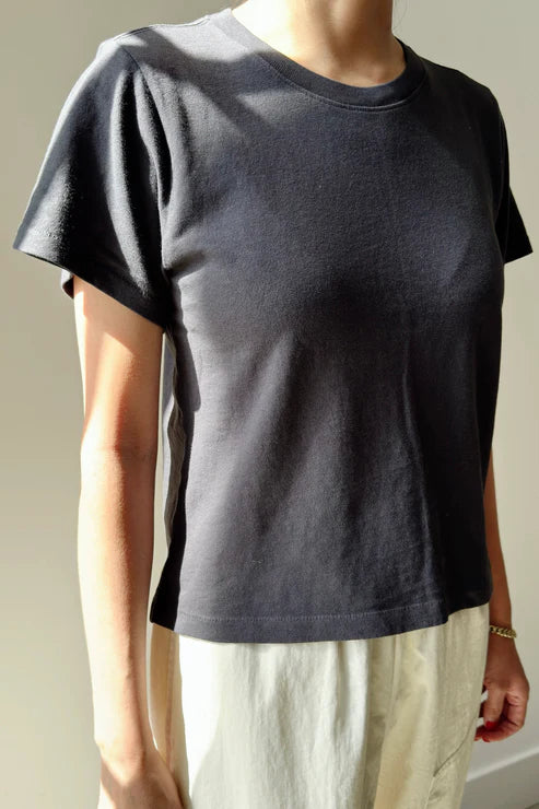Airy Darling Tee (Low Gauge Light Weight Jersey) | Carbon