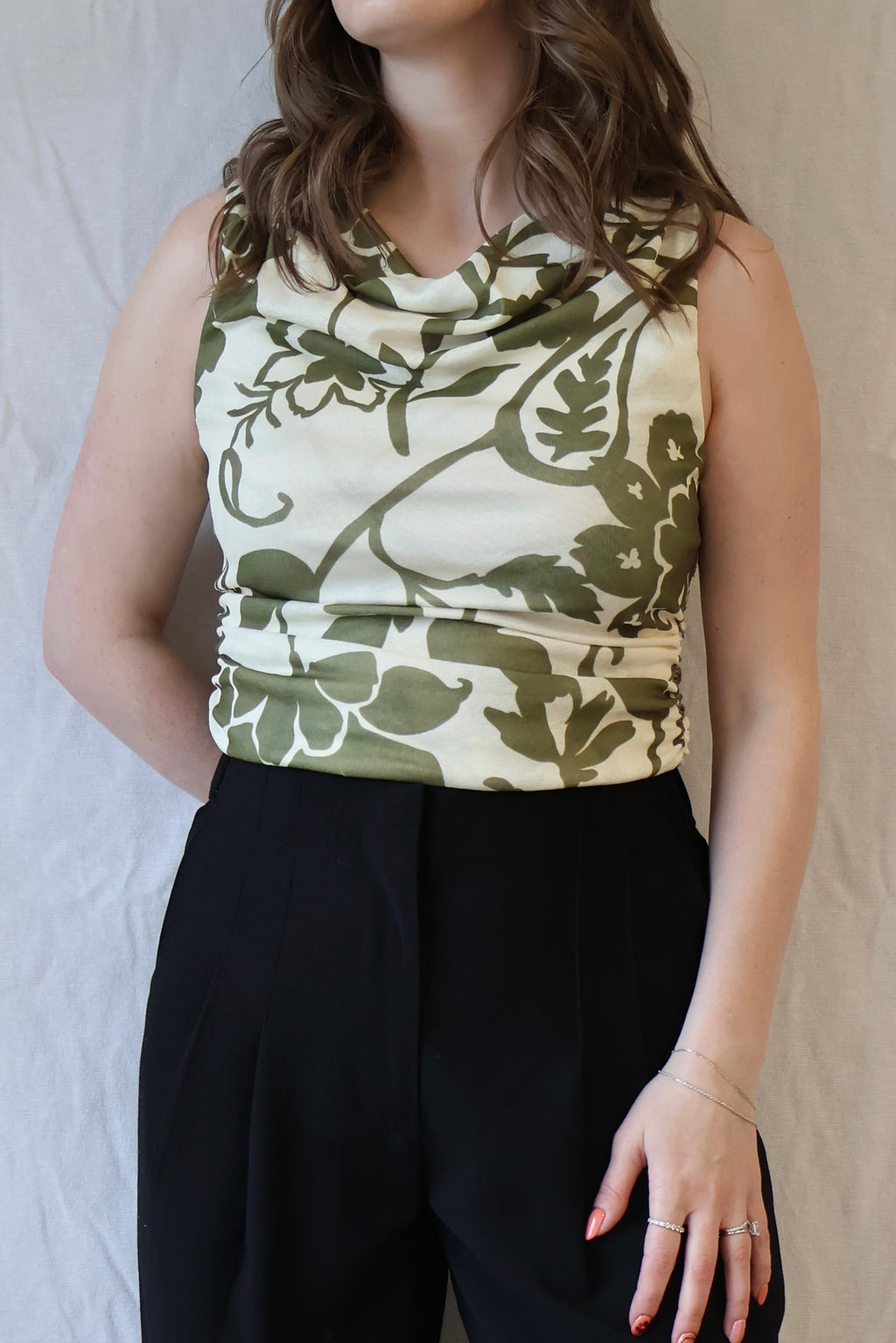 Dahlia Mesh Top | Green
