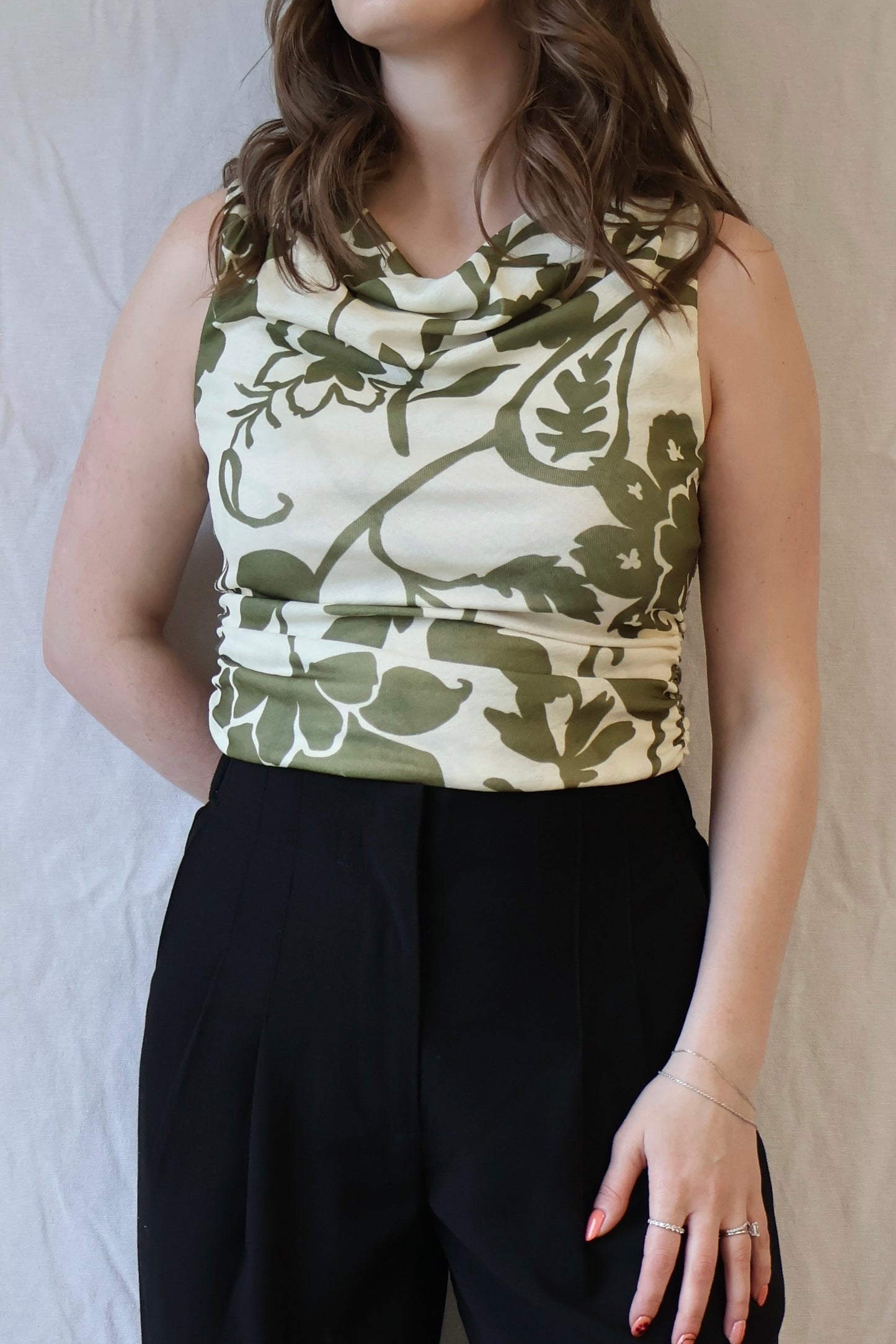 Dahlia Mesh Top | Green