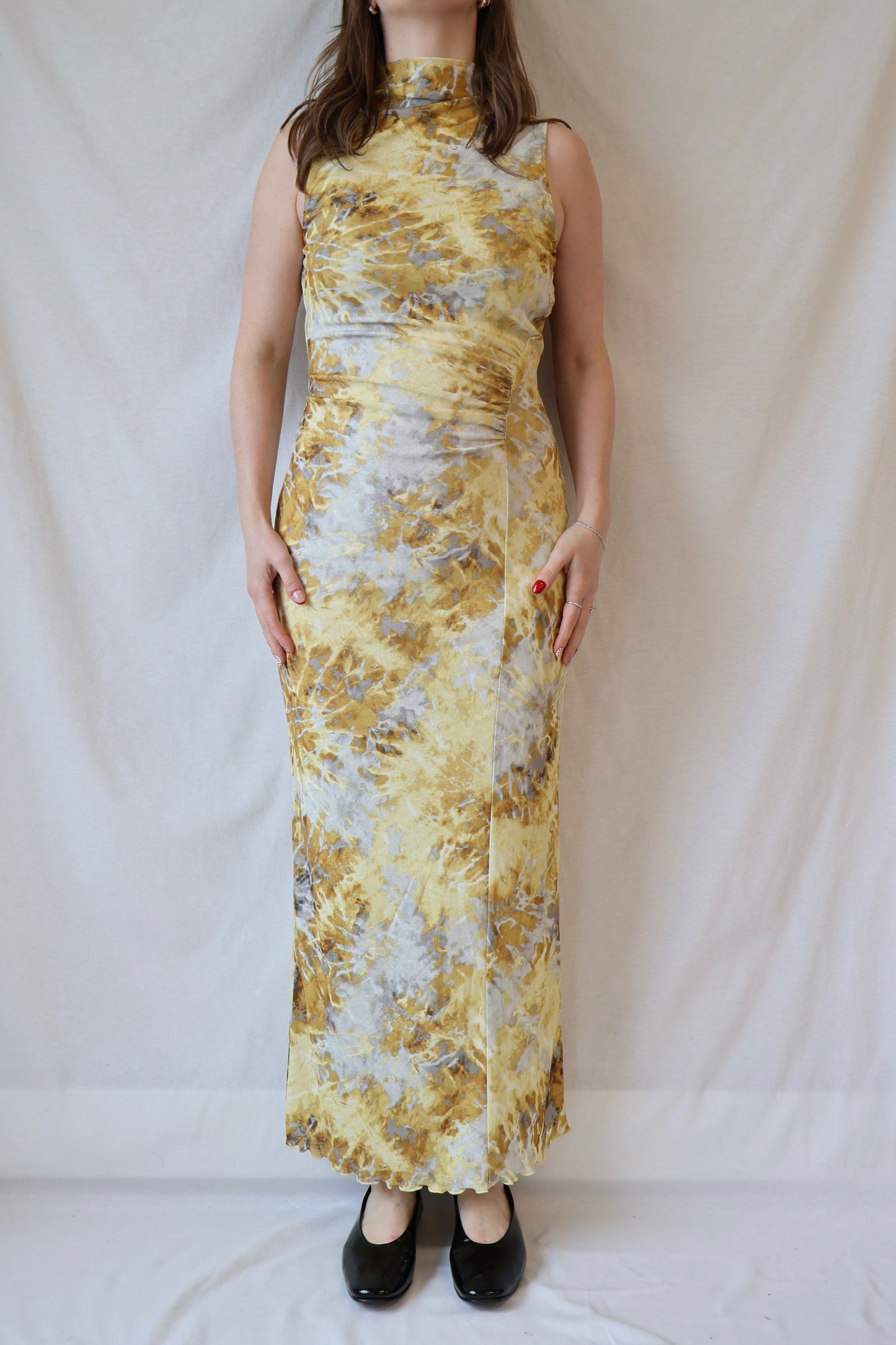 Lumine Mesh Maxi Dress | Lumine