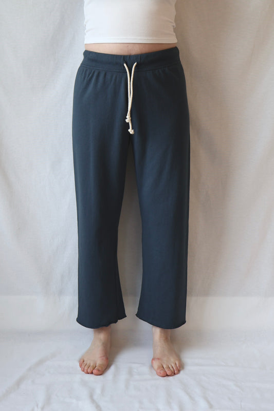 Jamaica Cropped Fleece Sweats | Night